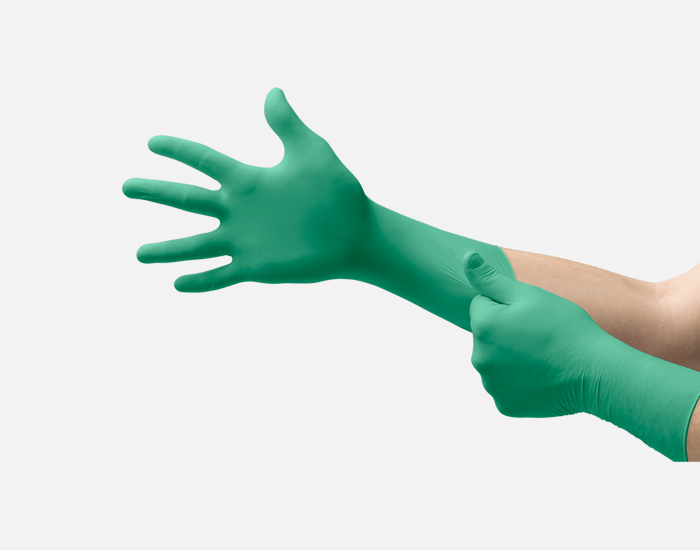 TouchNTuff 93700 , Cleanroom Sterile Nitrile Glove, Class 100, Green BPL Source